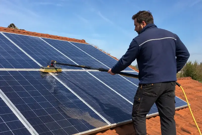 Nettoyage et entretien de panneaux solaires à Bousbecque